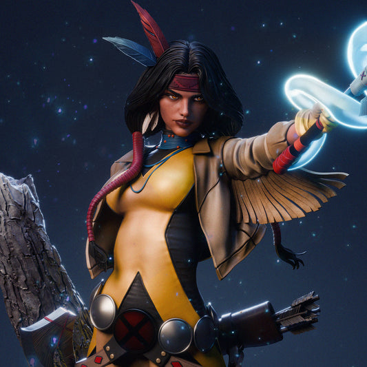 Dani Moonstar - 3D printed Statue 6 and 9 scale model kit