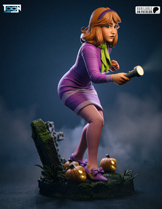 Daphne Blake (Scooby-Doo) - 3D Printed Model Kit 1:6 Scale