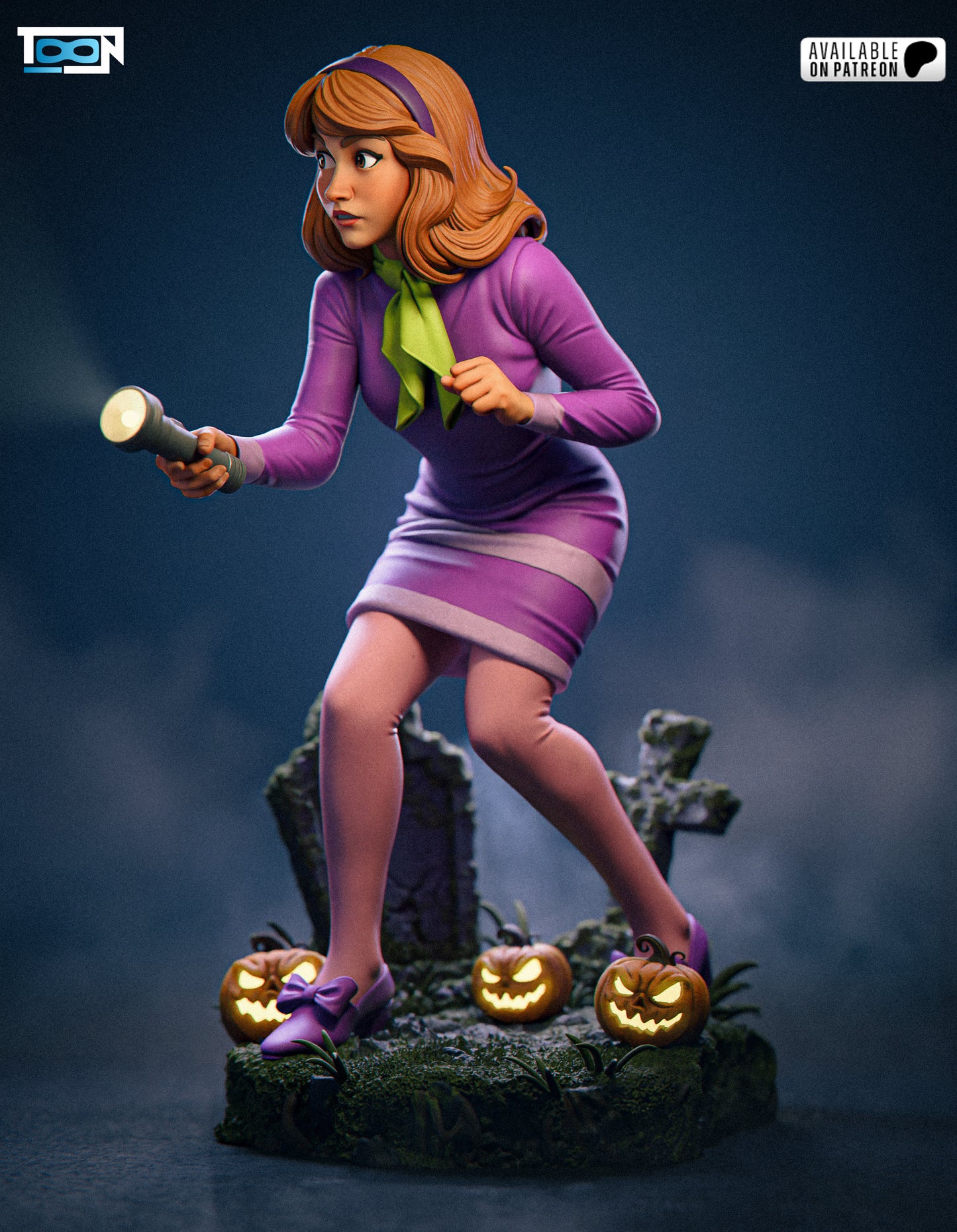Daphne Blake (Scooby-Doo) - 3D Printed Model Kit 1:6 Scale