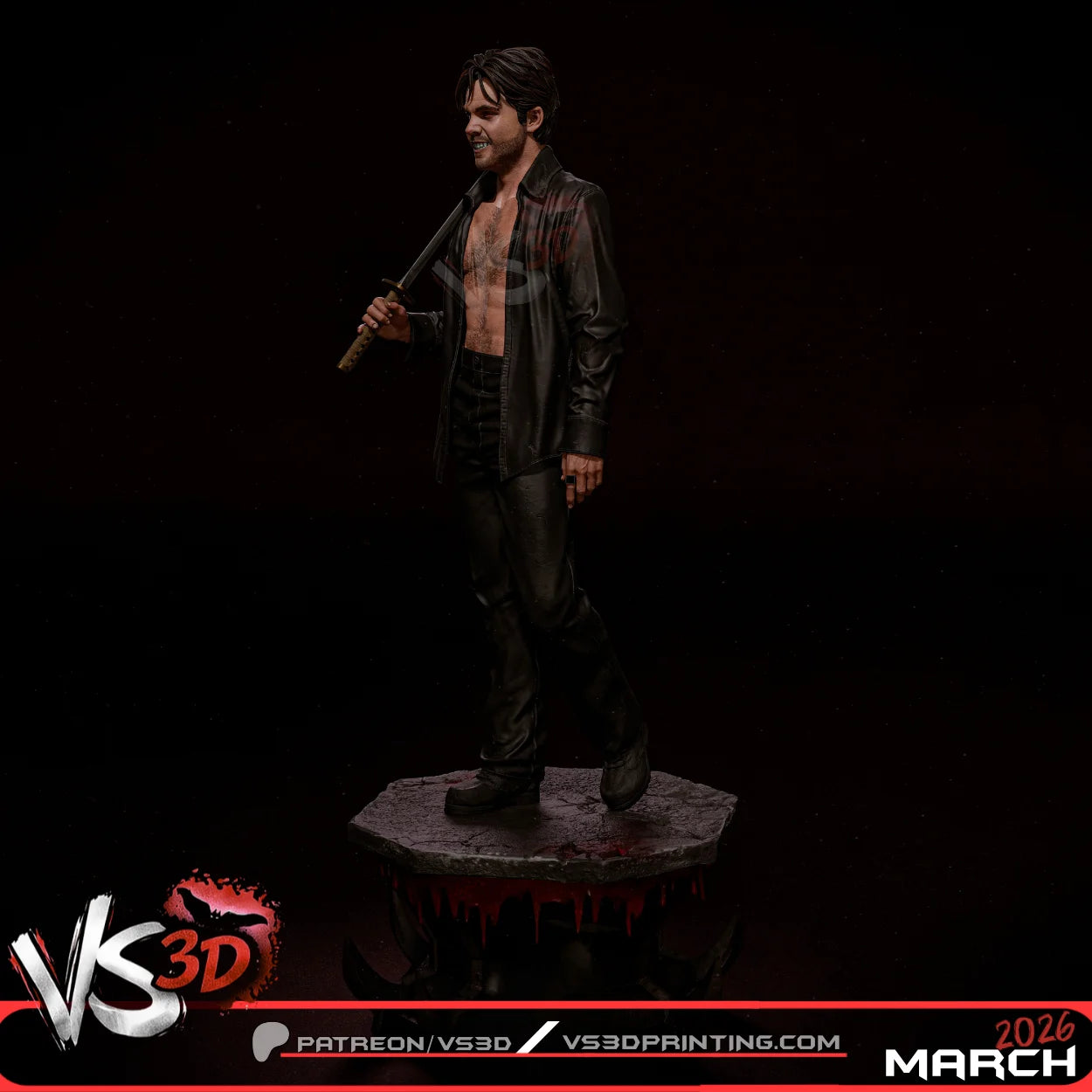 Deacon Frost (Blade) - 3D Model Kit - 10 Scale