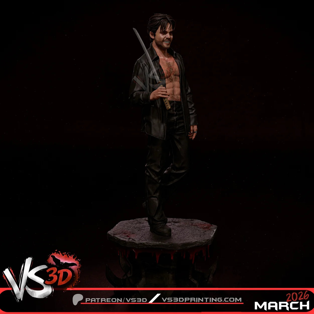 Deacon Frost (Blade) - 3D Model Kit - 10 Scale