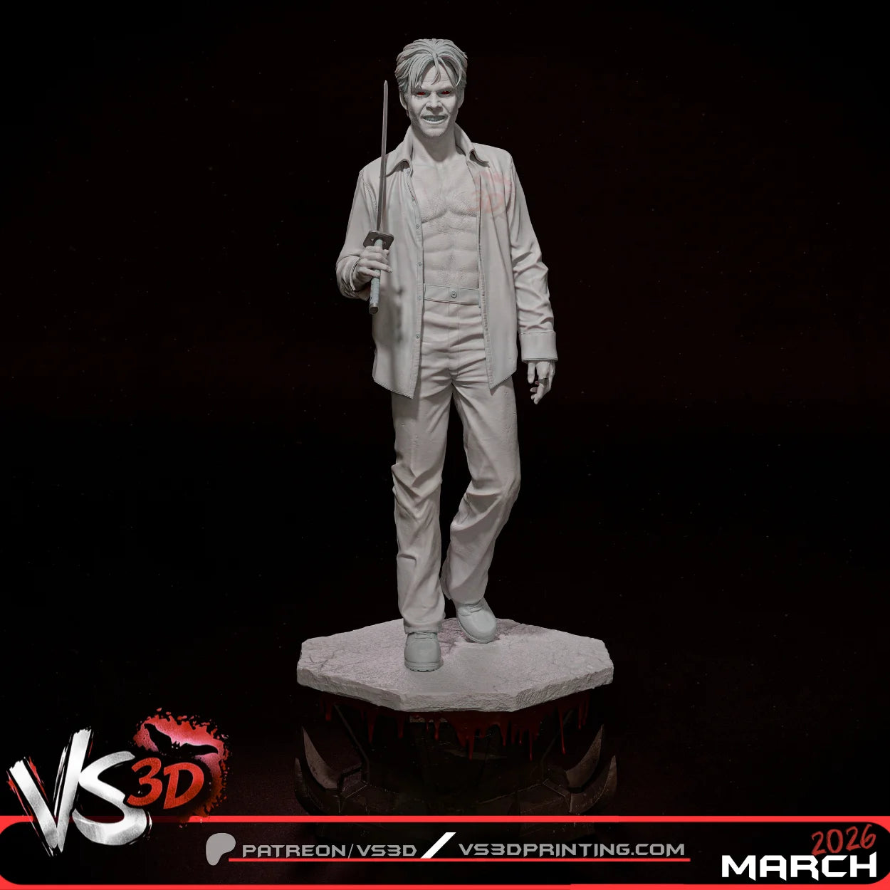Deacon Frost (Blade) - 3D Model Kit - 10 Scale
