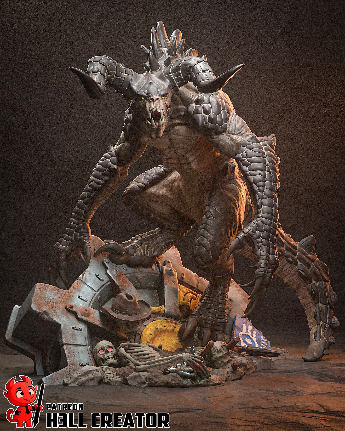 Death Claw (Fallout Universe) - 1:10 model kit (Fan Art)