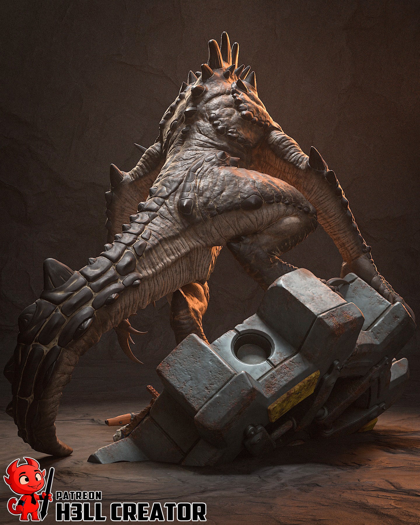 Death Claw (Fallout Universe) - 1:10 model kit (Fan Art)