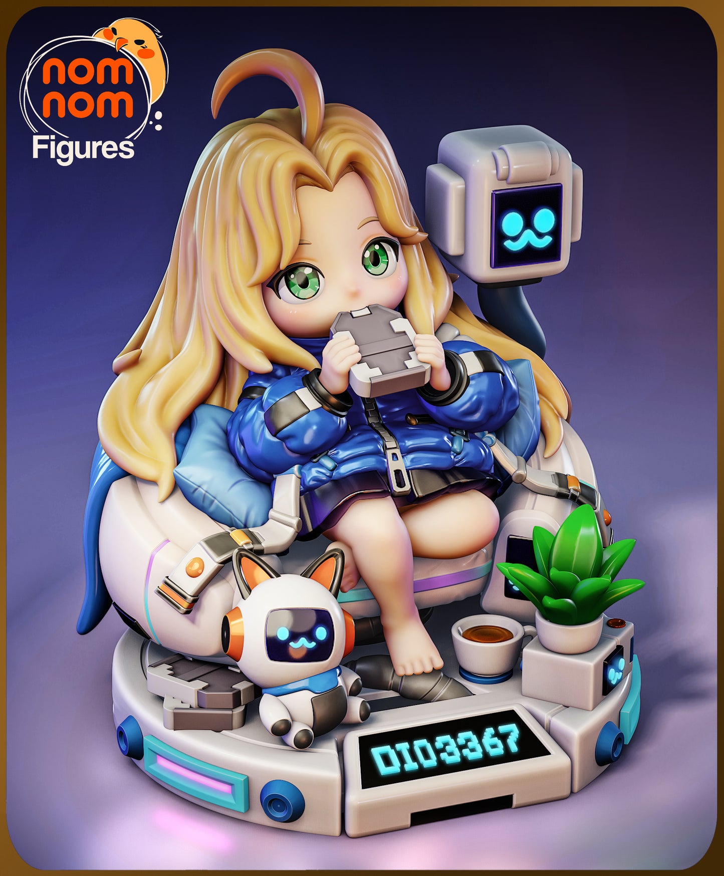 Chibi - Diana Pragmata - 3D printed Statue Model kit