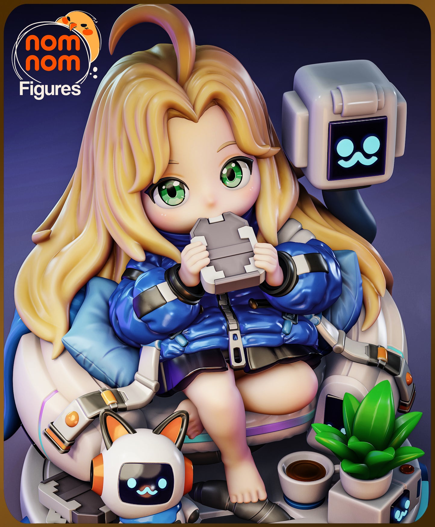 Chibi - Diana Pragmata - 3D printed Statue Model kit