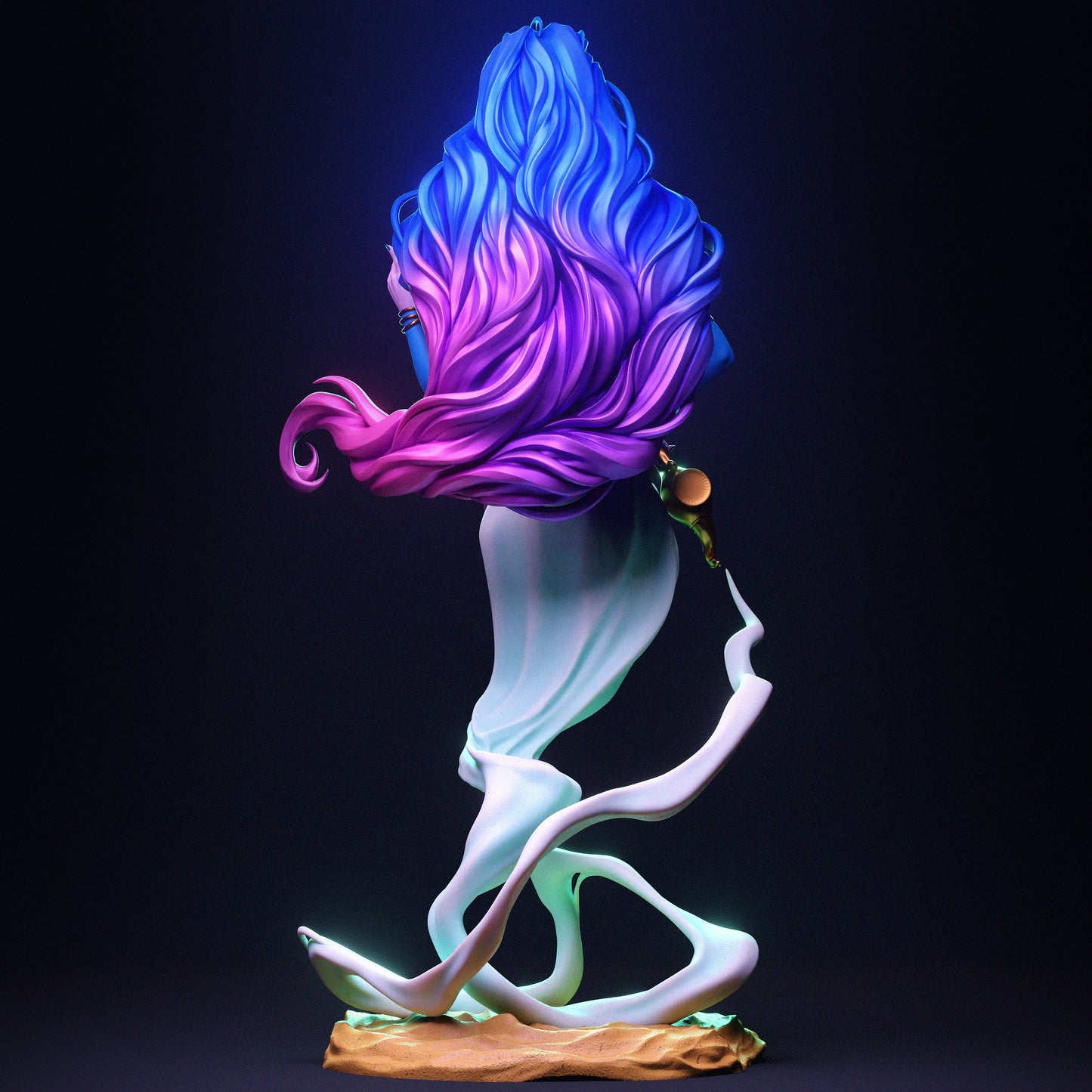 Djinn - 3D Printed Statue - 6 and 9 Scale (Genie)