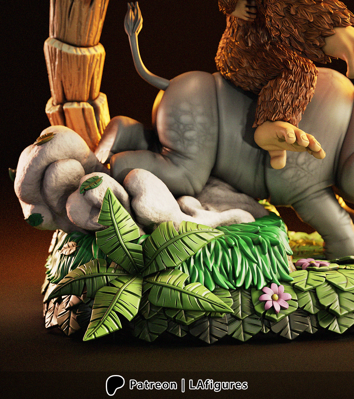 Donkey Kong 3D Printed Statue Model Kit