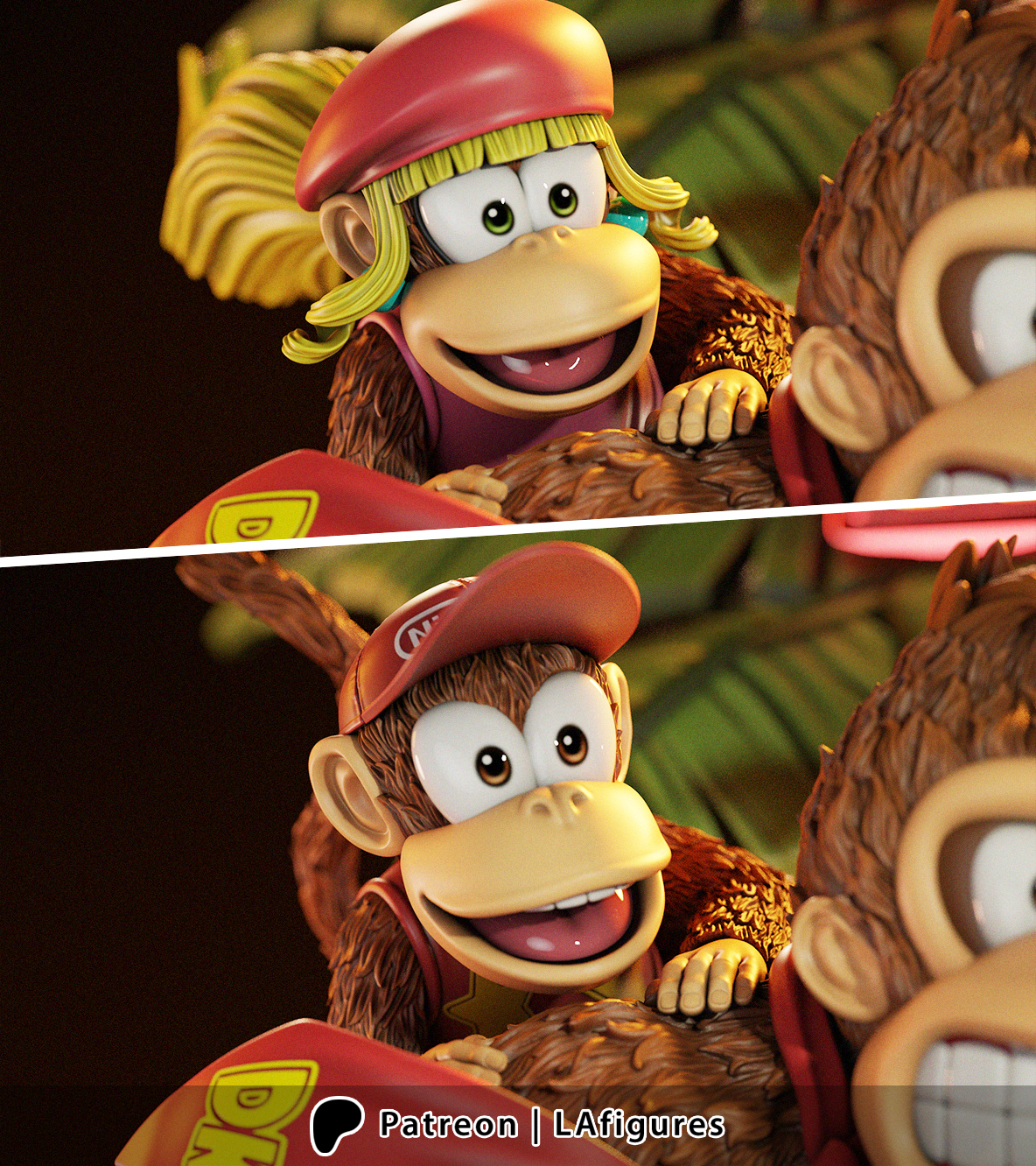 Donkey Kong 3D Printed Statue Model Kit