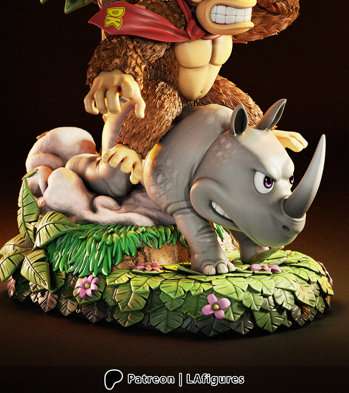 Donkey Kong 3D Printed Statue Model Kit