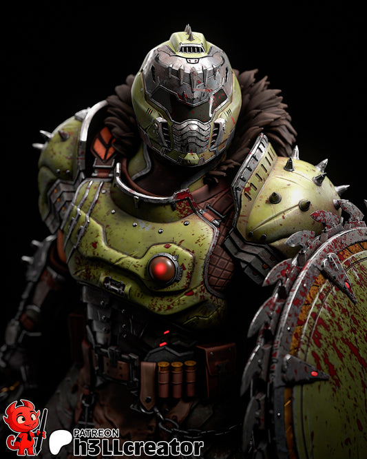 Doomguy - 3D Printed Statue - 12 Scale