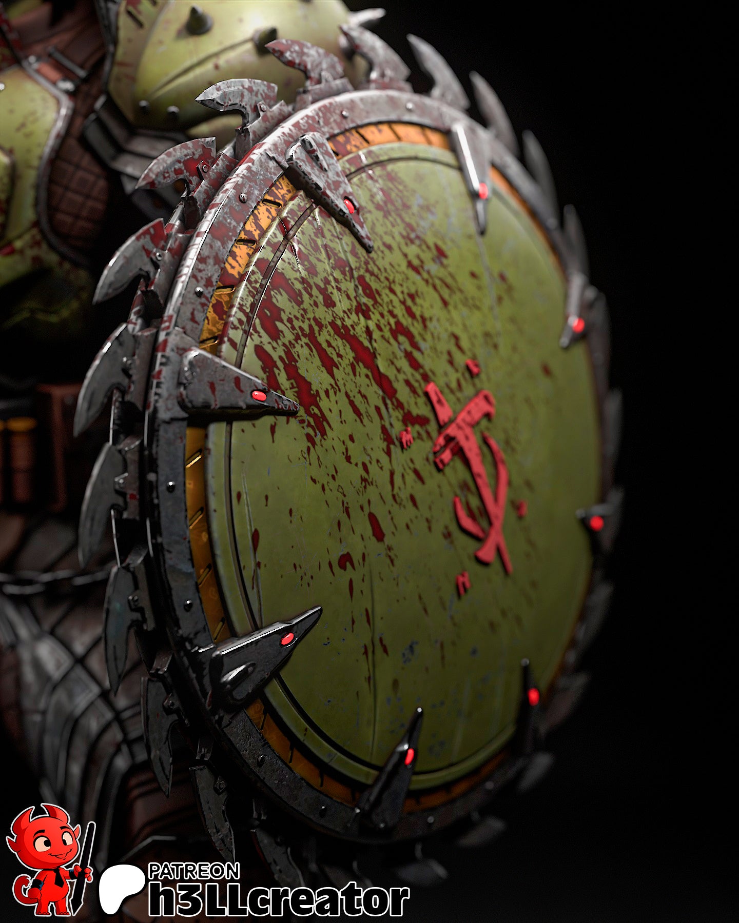 Doomguy - 3D Printed Statue - 12 Scale
