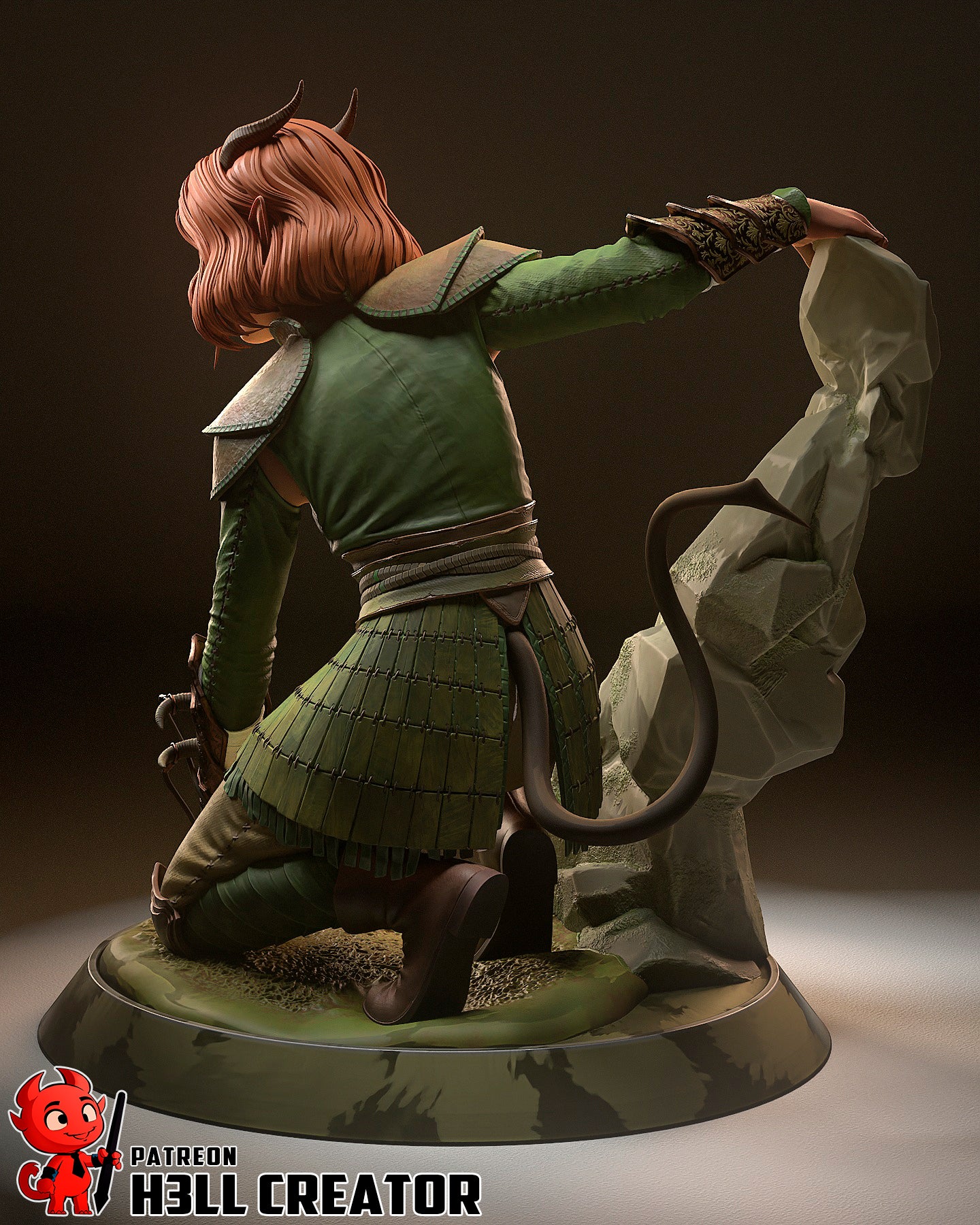 Doric (Forgotten Realms) 3d Printed Model Kit - 12 scale