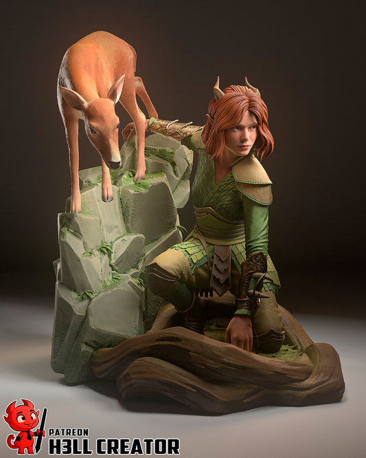 Doric (Forgotten Realms) 3d Printed Model Kit - 12 scale