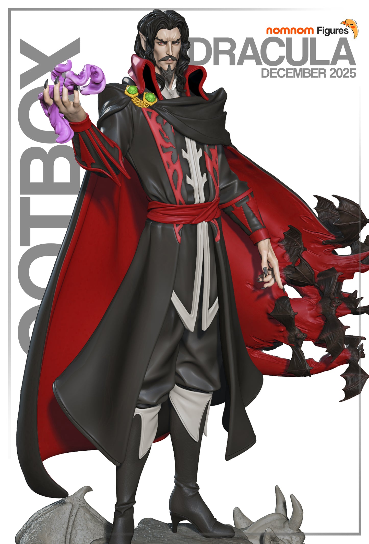 Dracula Vlad Tepes (Castlevania) 3d Printed Model Kit