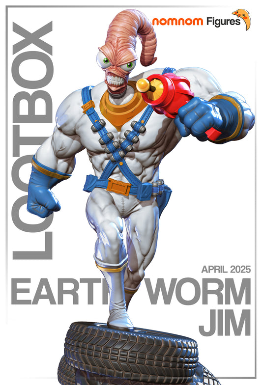 Earthworm Jim - 3D Print - Model Kit