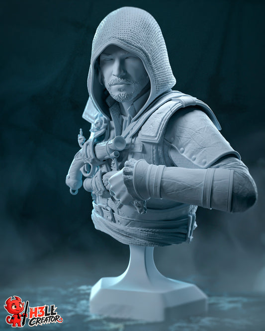Edward Kenway - Assassins Creed -3D Printed Model Kit - 10 Scale