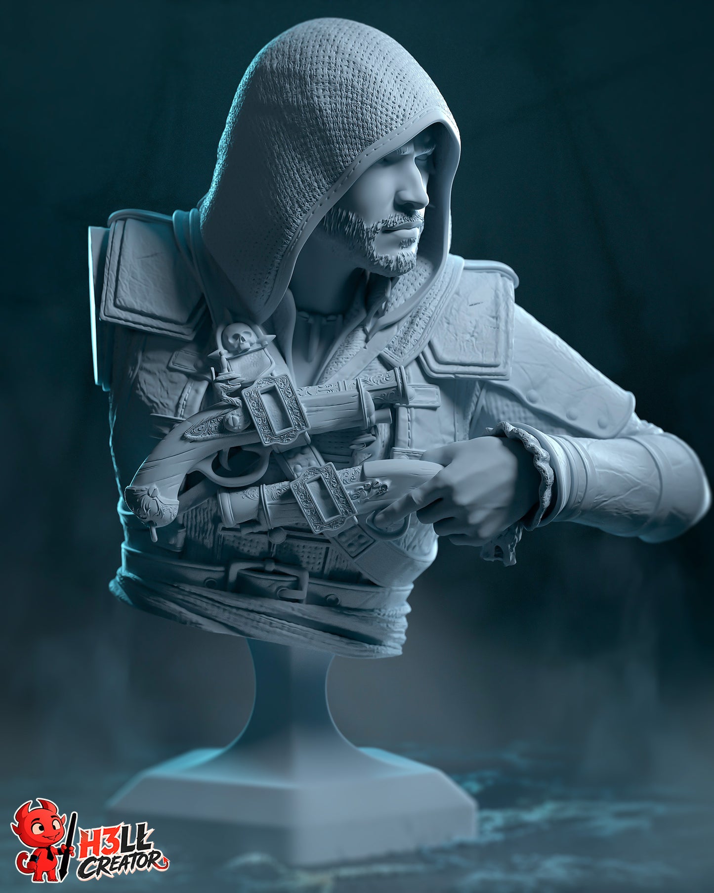 Edward Kenway - Assassins Creed -3D Printed Model Kit - 10 Scale
