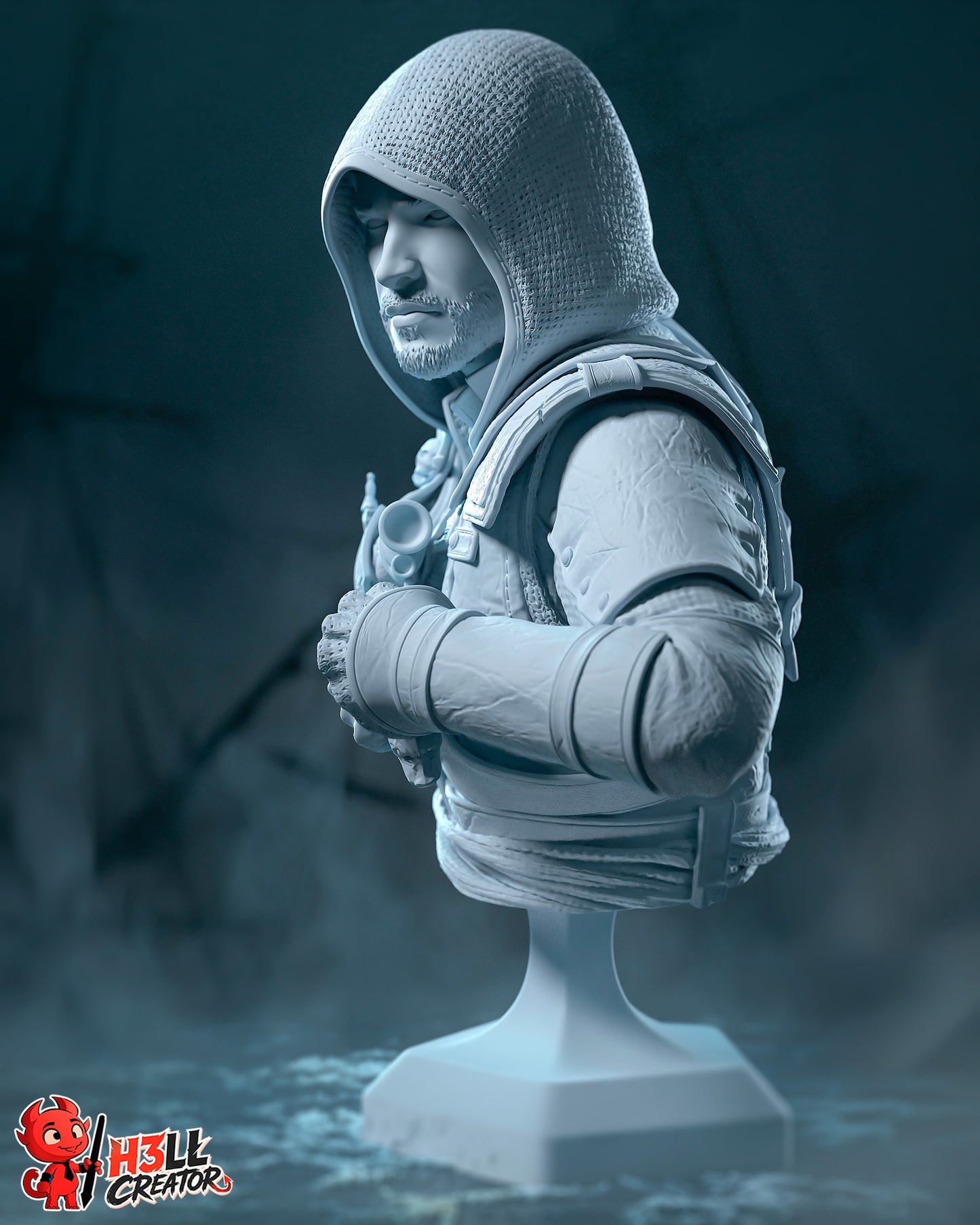 Edward Kenway - Assassins Creed -3D Printed Model Kit - 10 Scale