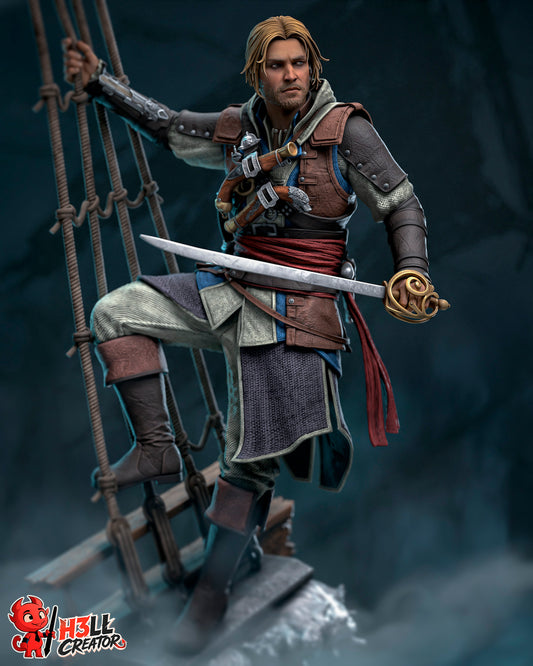 Edward Kenway - Assassins Creed -3D Printed Model Kit - 10 Scale