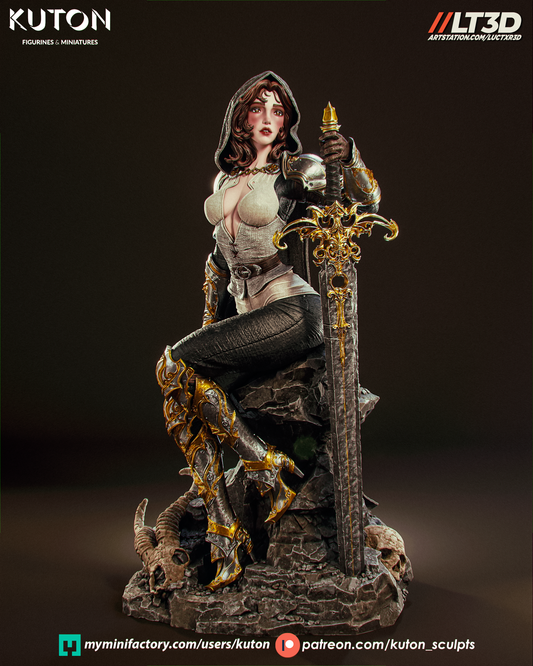 Elyssia (Kuton Original) - 3D Printed Model Kit - 1:10 Scale