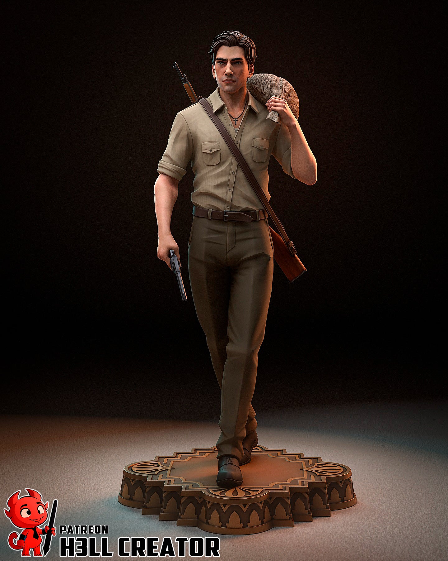 Enzo Favara (Maffia ToC) 3d Printed Model Kit - 1:12