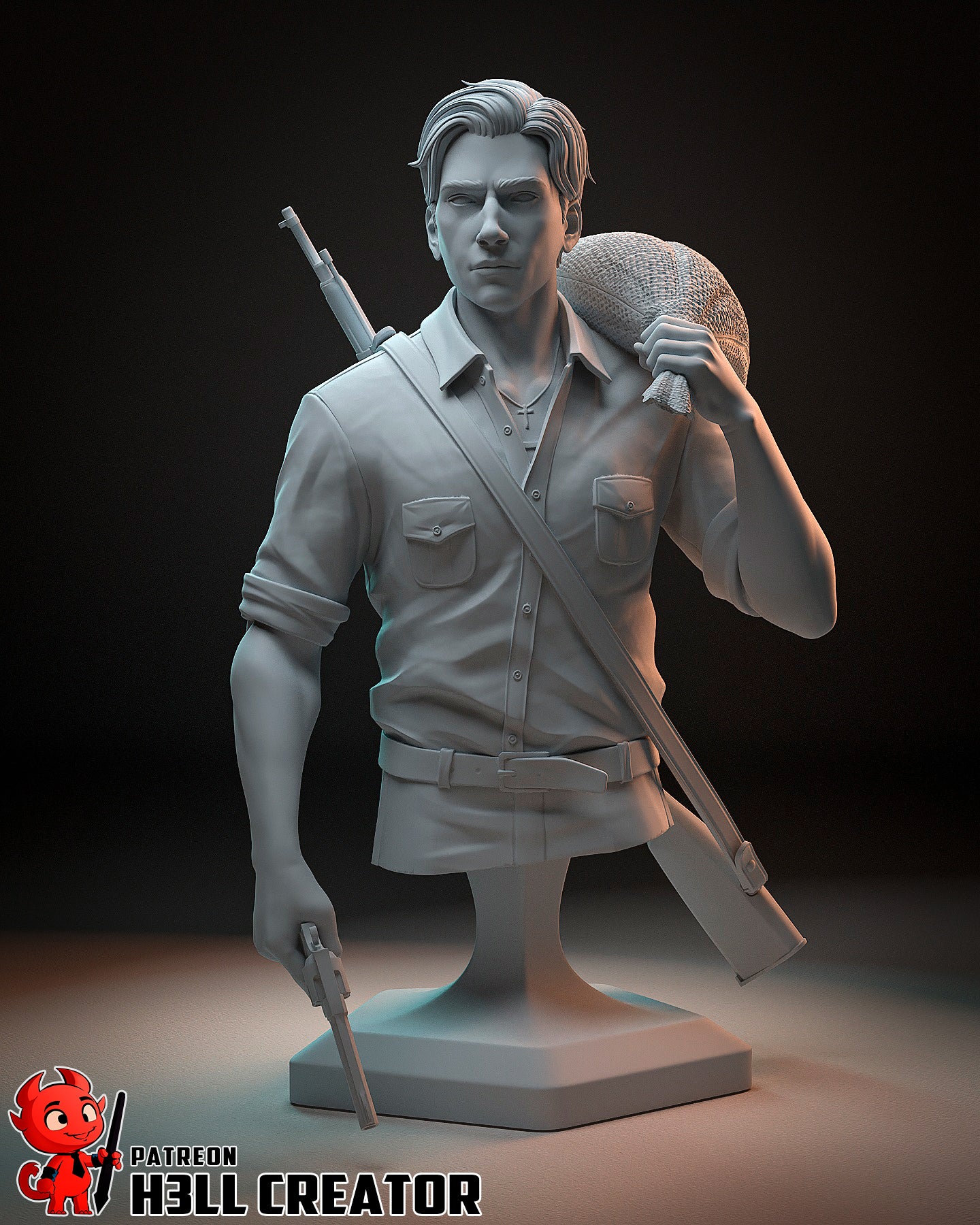 Enzo Favara (Maffia ToC) 3d Printed Model Kit - 1:12