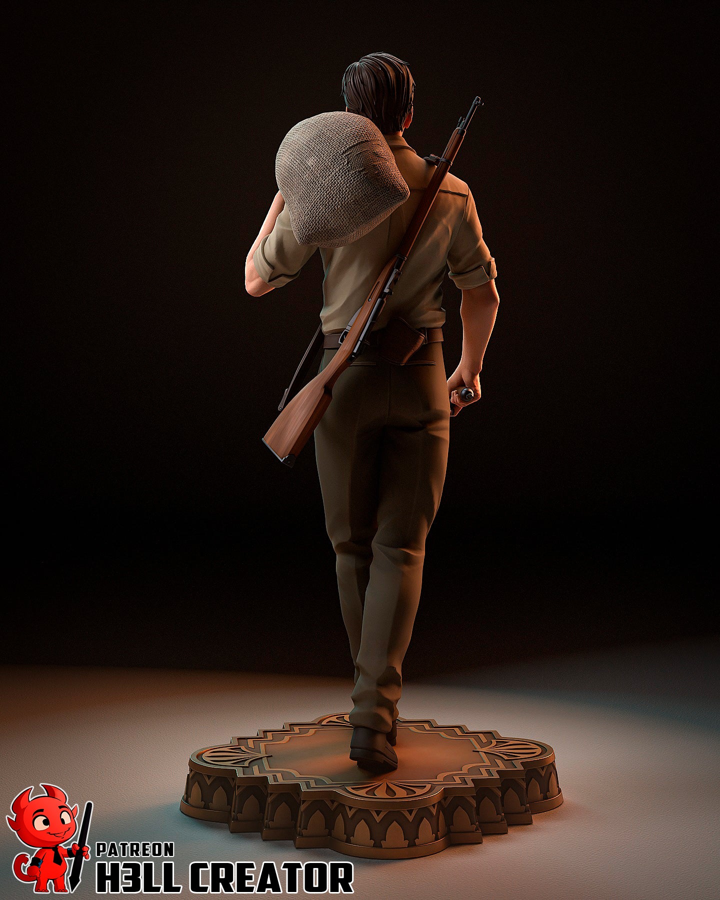 Enzo Favara (Maffia ToC) 3d Printed Model Kit - 1:12