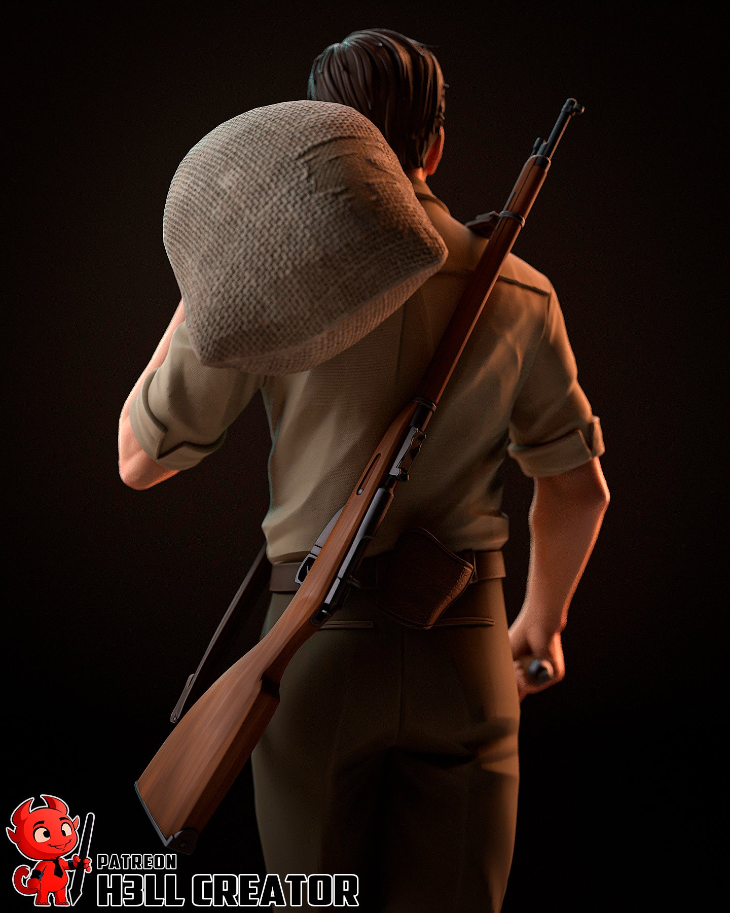 Enzo Favara (Maffia ToC) 3d Printed Model Kit - 1:12