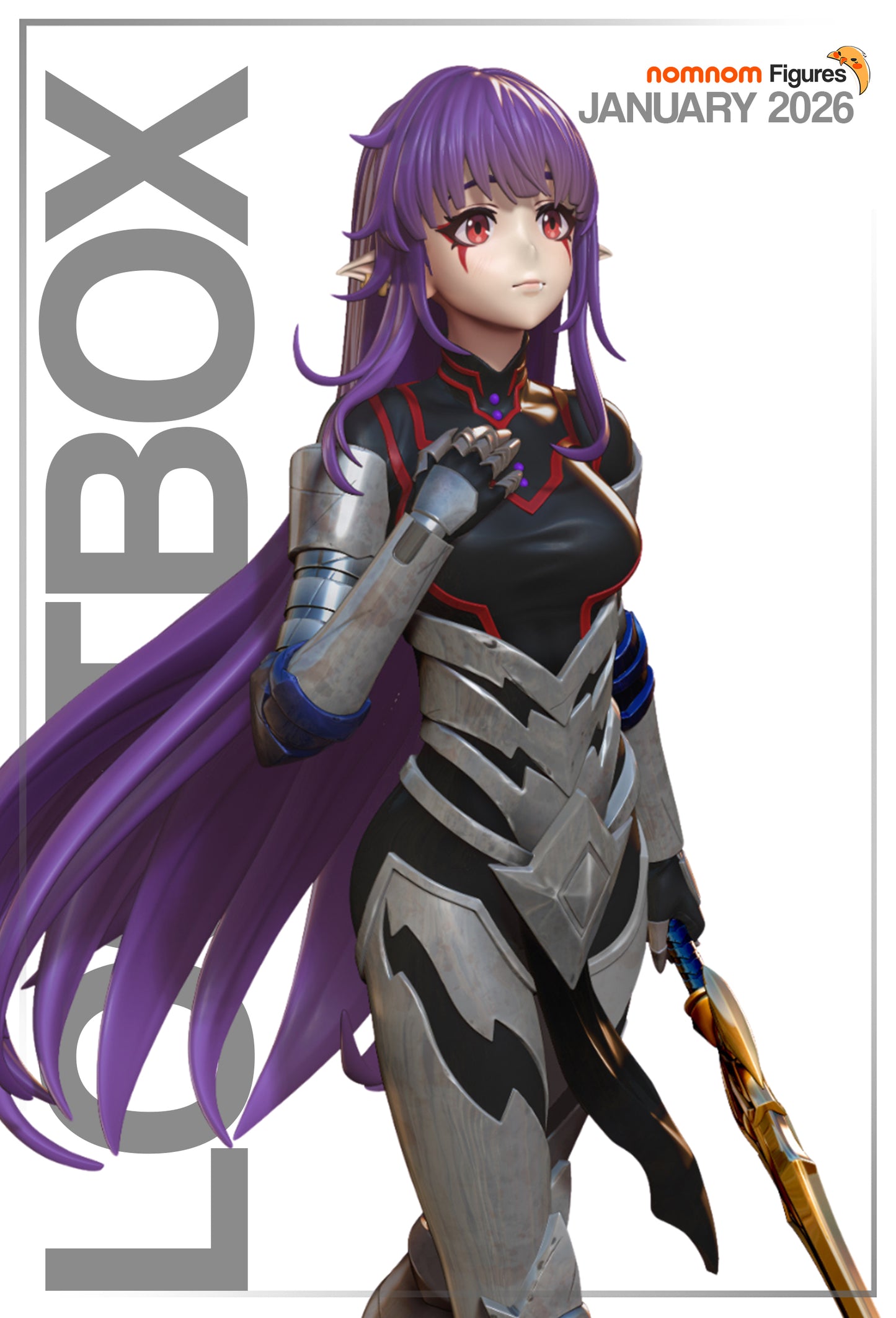 Esil Radiru (Solo Leviling) 3d Printed Model Kit