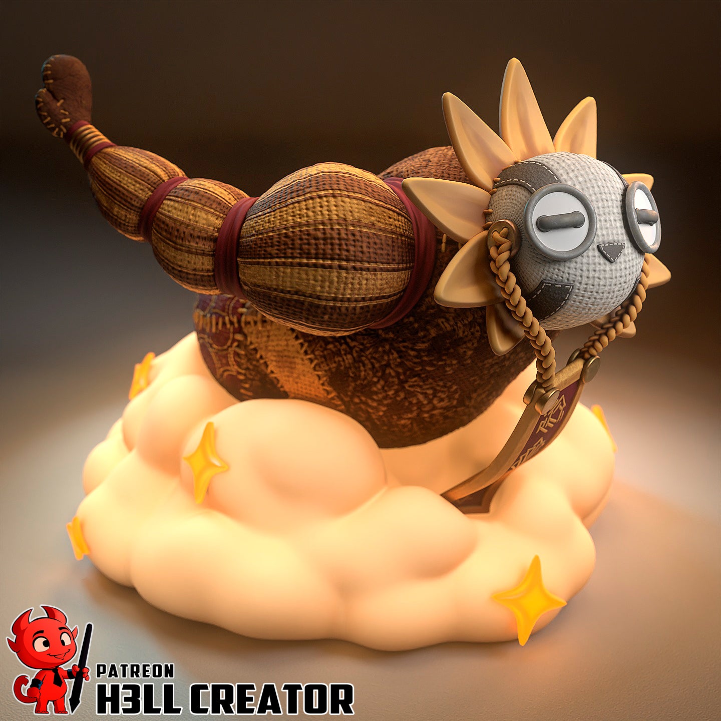 Esquie Toy (Clare Obscure: Exp. 33) - 3D Printed Fan Art Model Kit