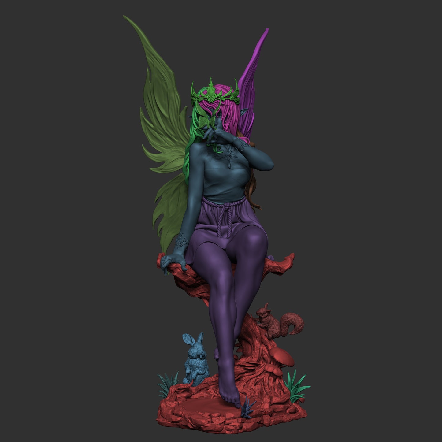Divine Fairy 3d Printed Model Statue Kit - 9 and 6 scale
