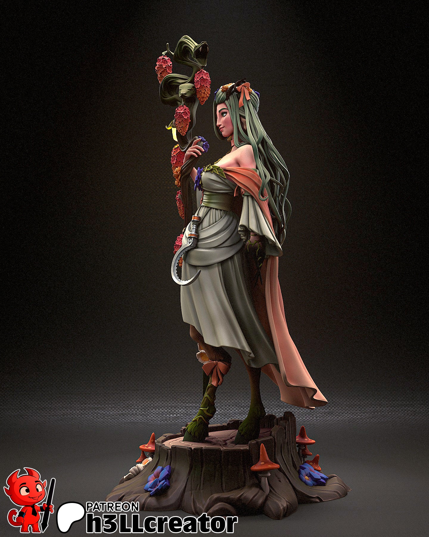 Fearne Calloway - 3D Printed Model Statue and Bust 12 Scale