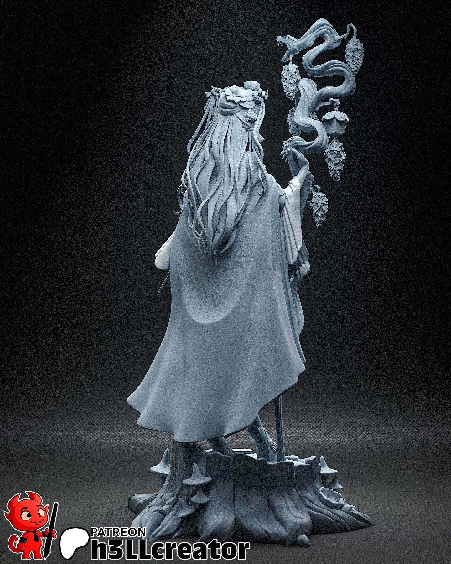 Fearne Calloway - 3D Printed Model Statue and Bust 12 Scale