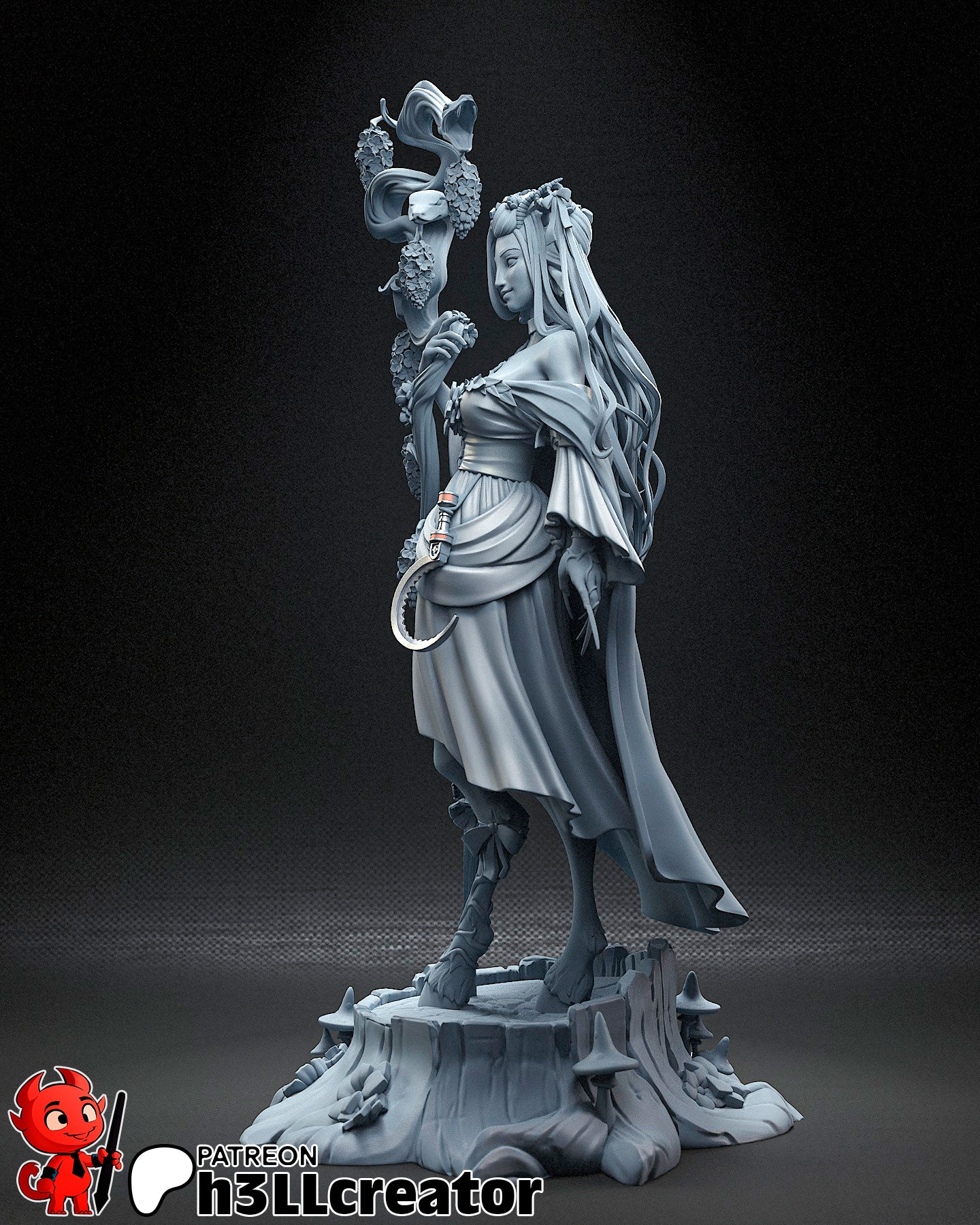 Fearne Calloway - 3D Printed Model Statue and Bust 12 Scale
