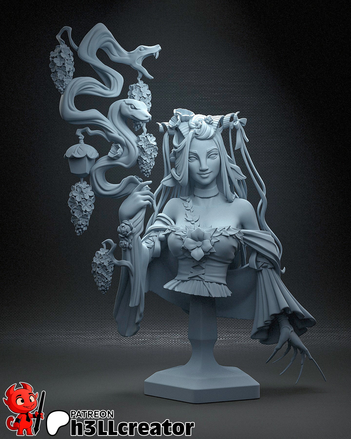 Fearne Calloway - 3D Printed Model Statue and Bust 12 Scale