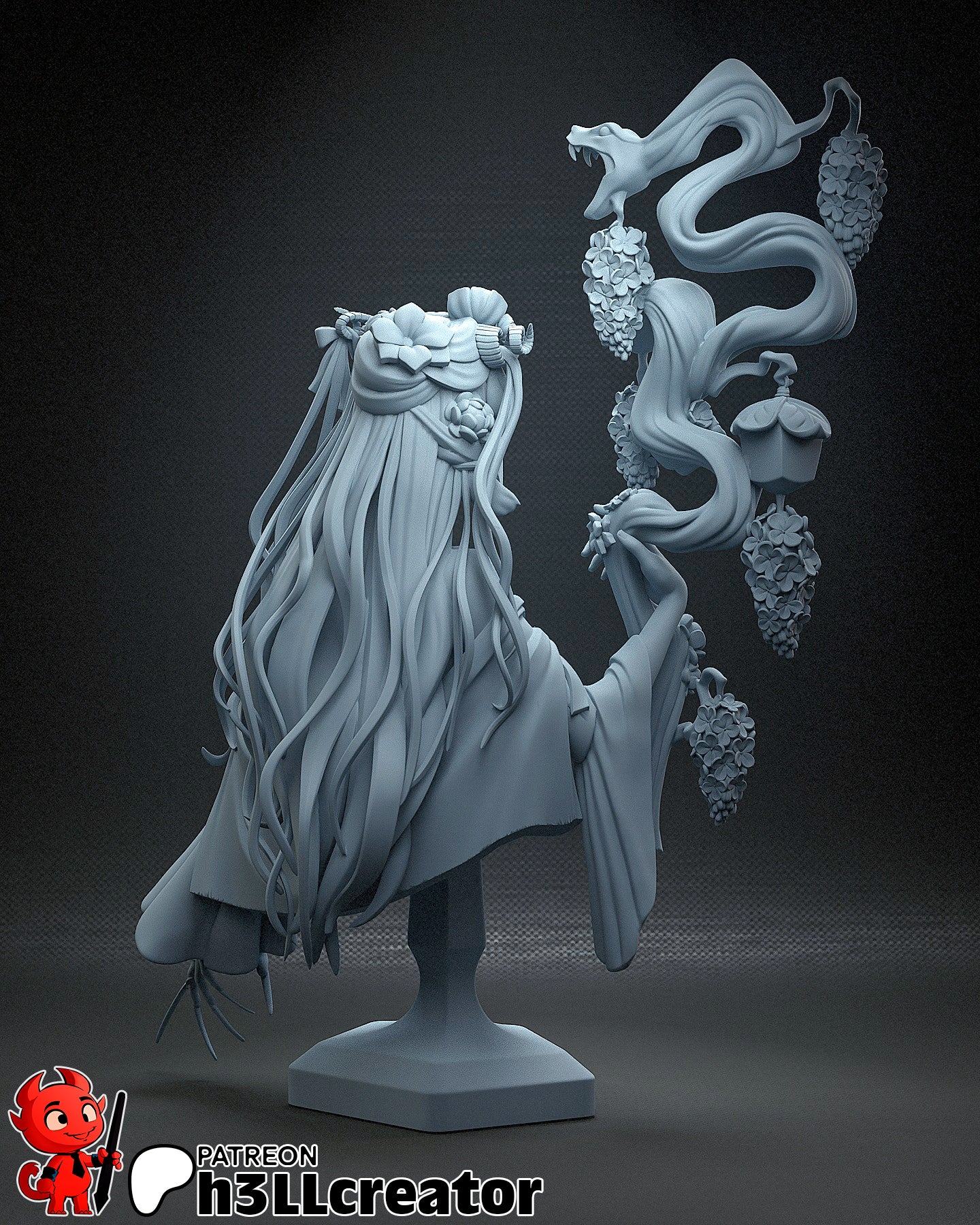 Fearne Calloway - 3D Printed Model Statue and Bust 12 Scale