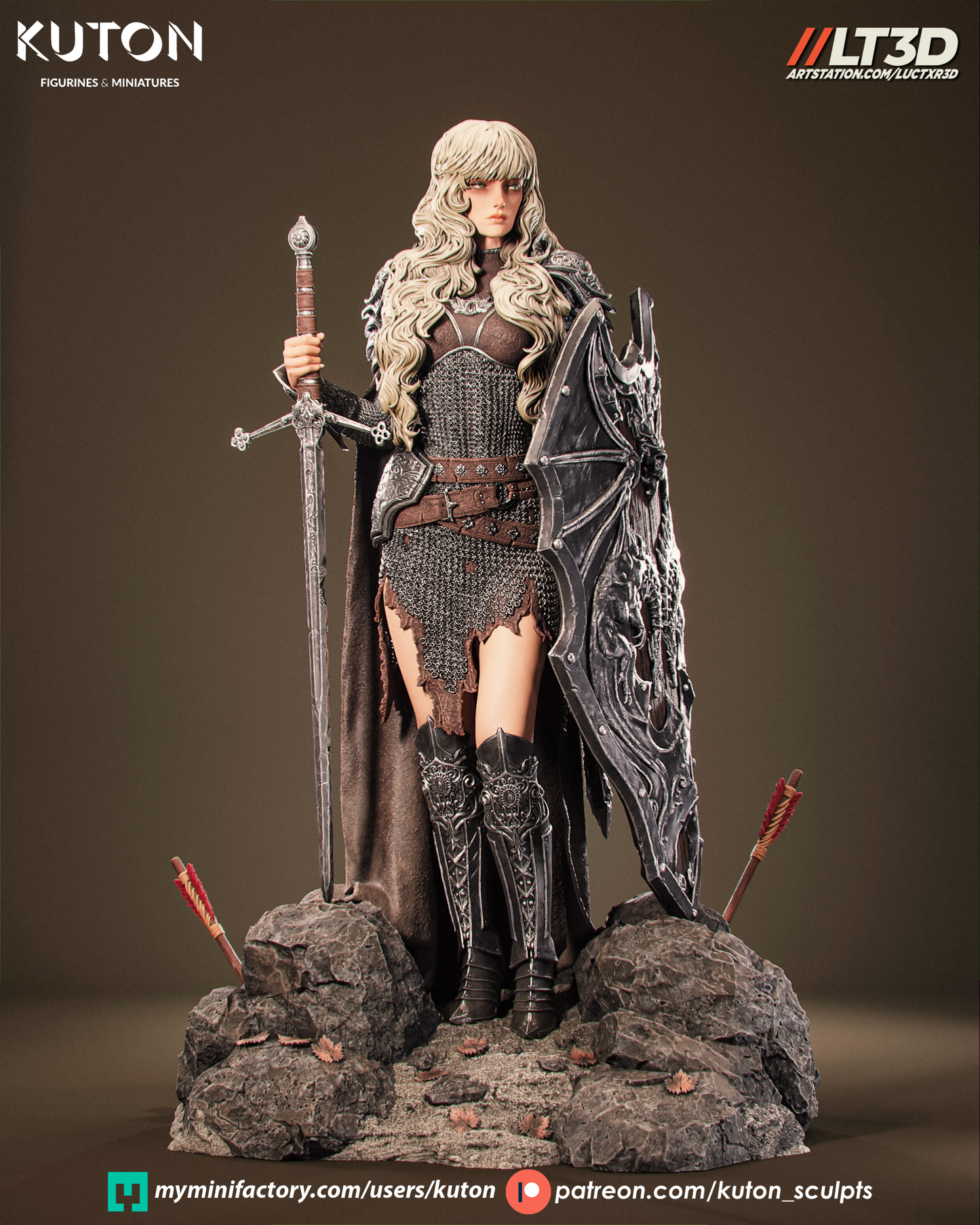 Ardyn - 3D Printed Statue Model Kit