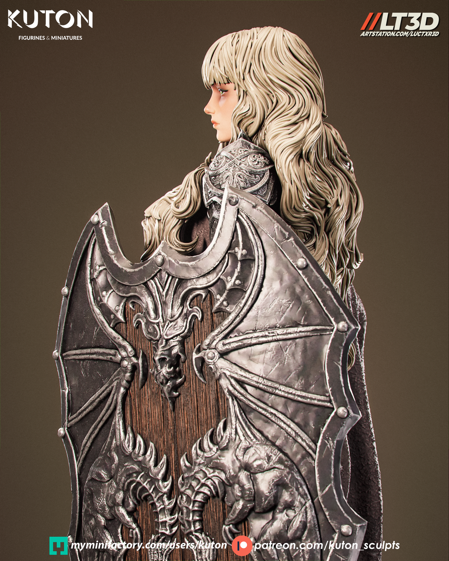 Ardyn - 3D Printed Statue Model Kit