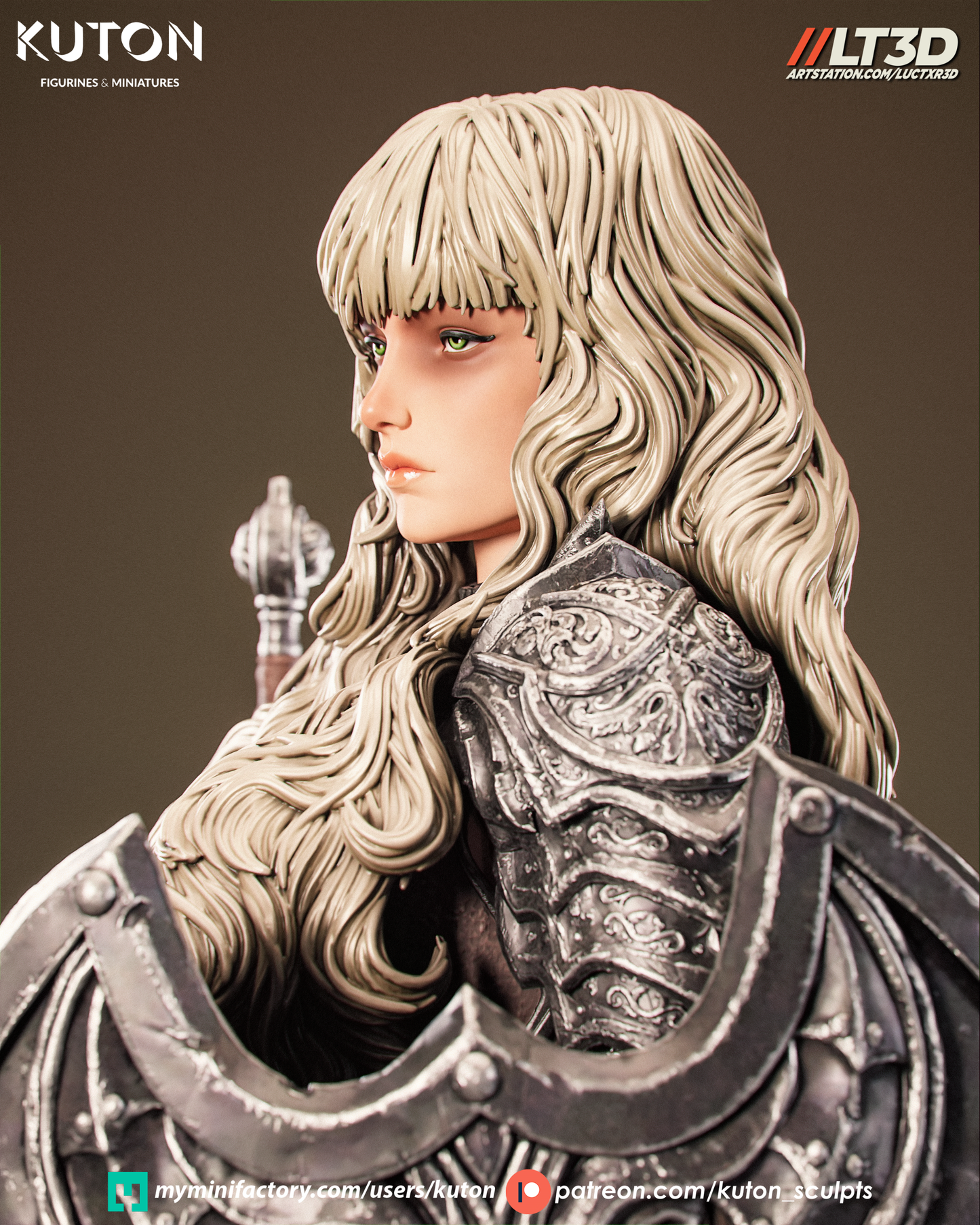 Ardyn - 3D Printed Statue Model Kit