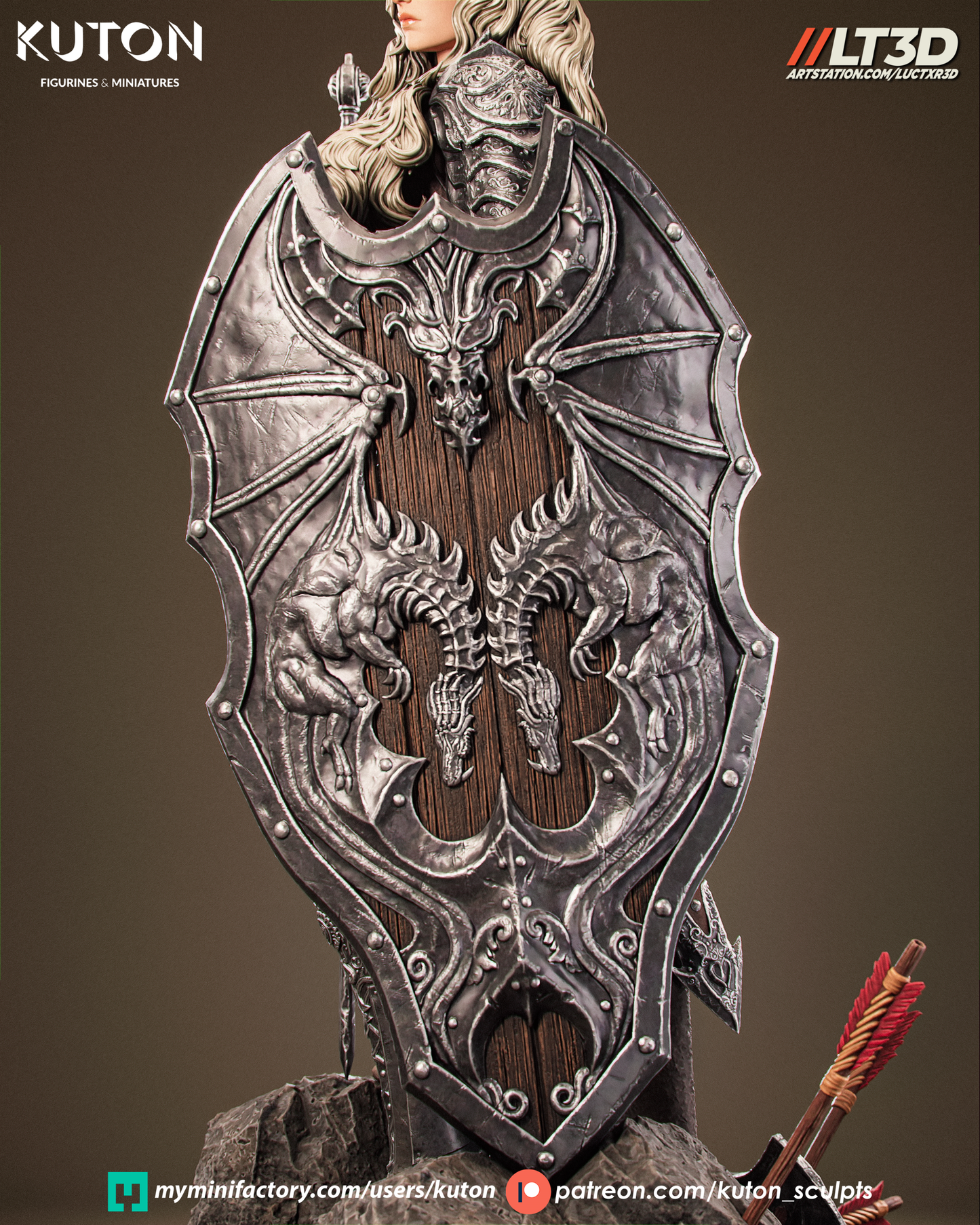 Ardyn - 3D Printed Statue Model Kit