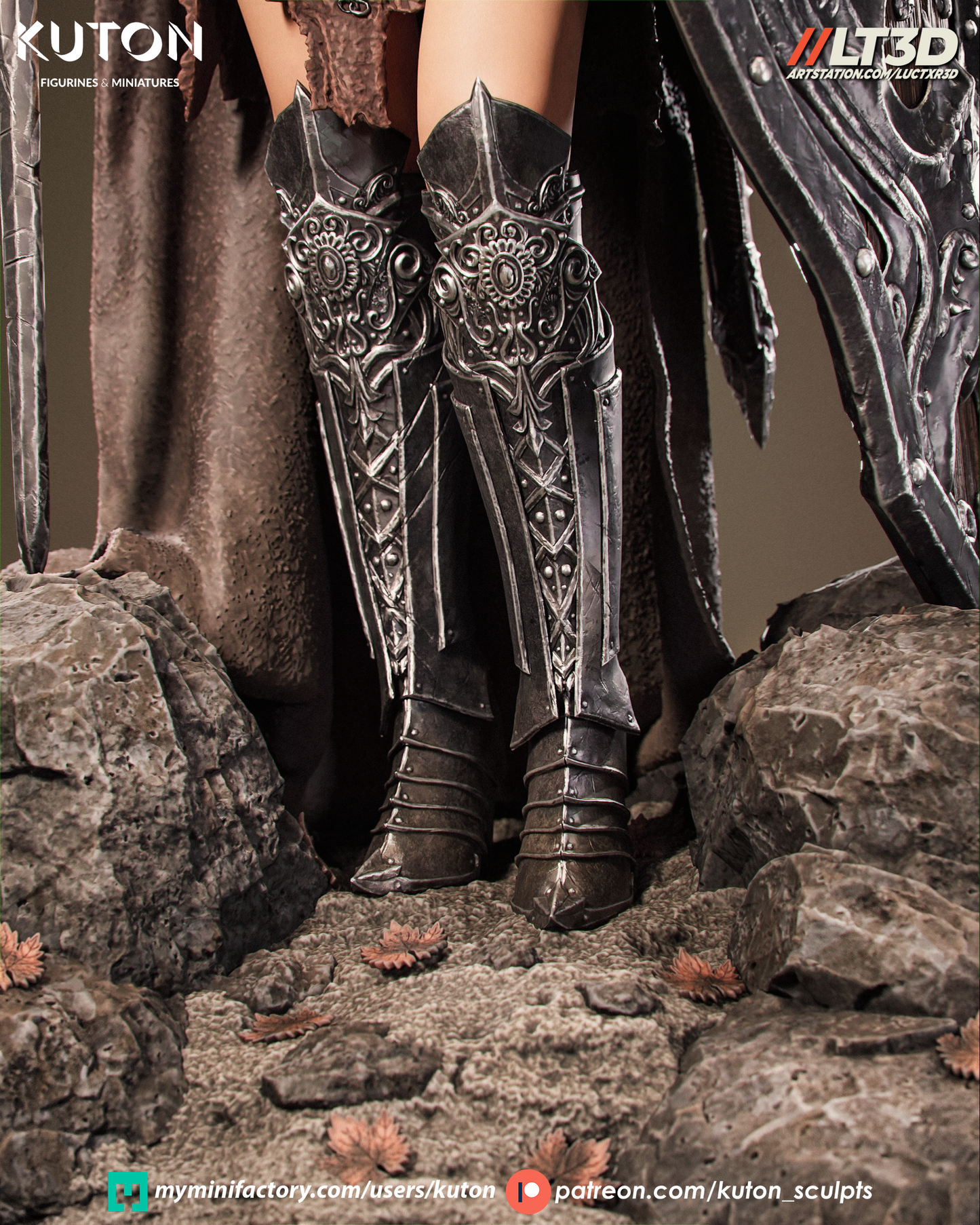 Ardyn - 3D Printed Statue Model Kit