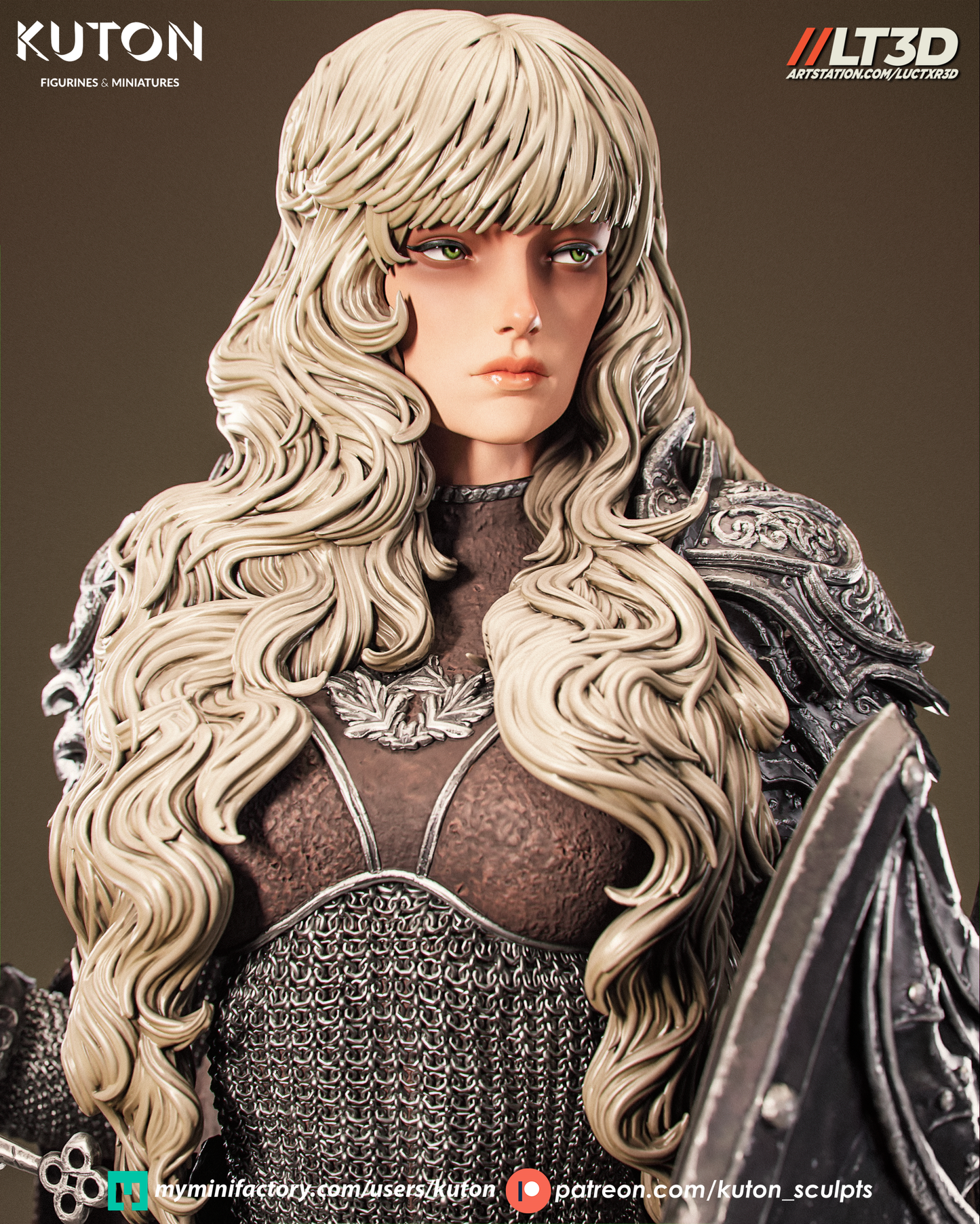 Ardyn - 3D Printed Statue Model Kit