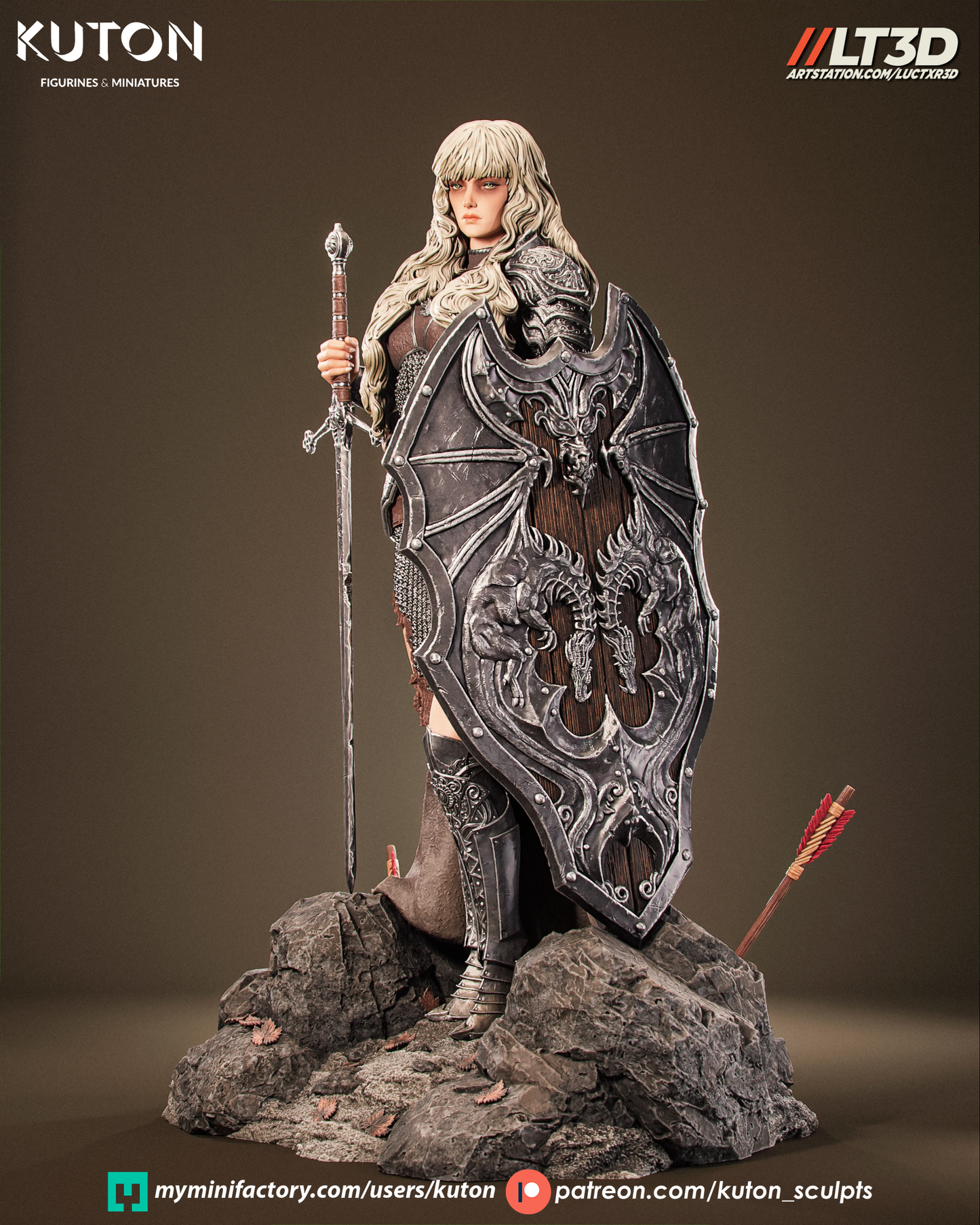 Ardyn - 3D Printed Statue Model Kit