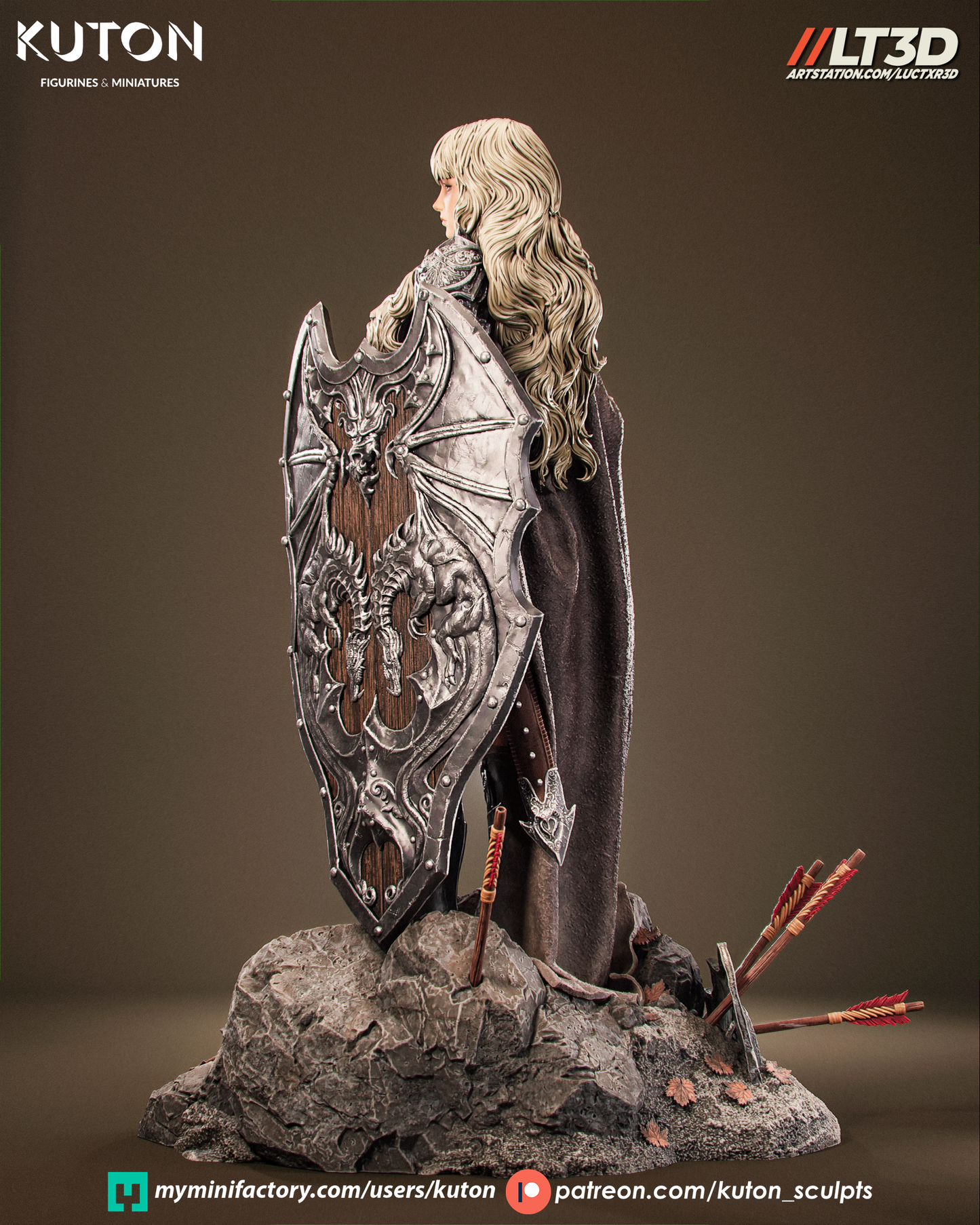 Ardyn - 3D Printed Statue Model Kit