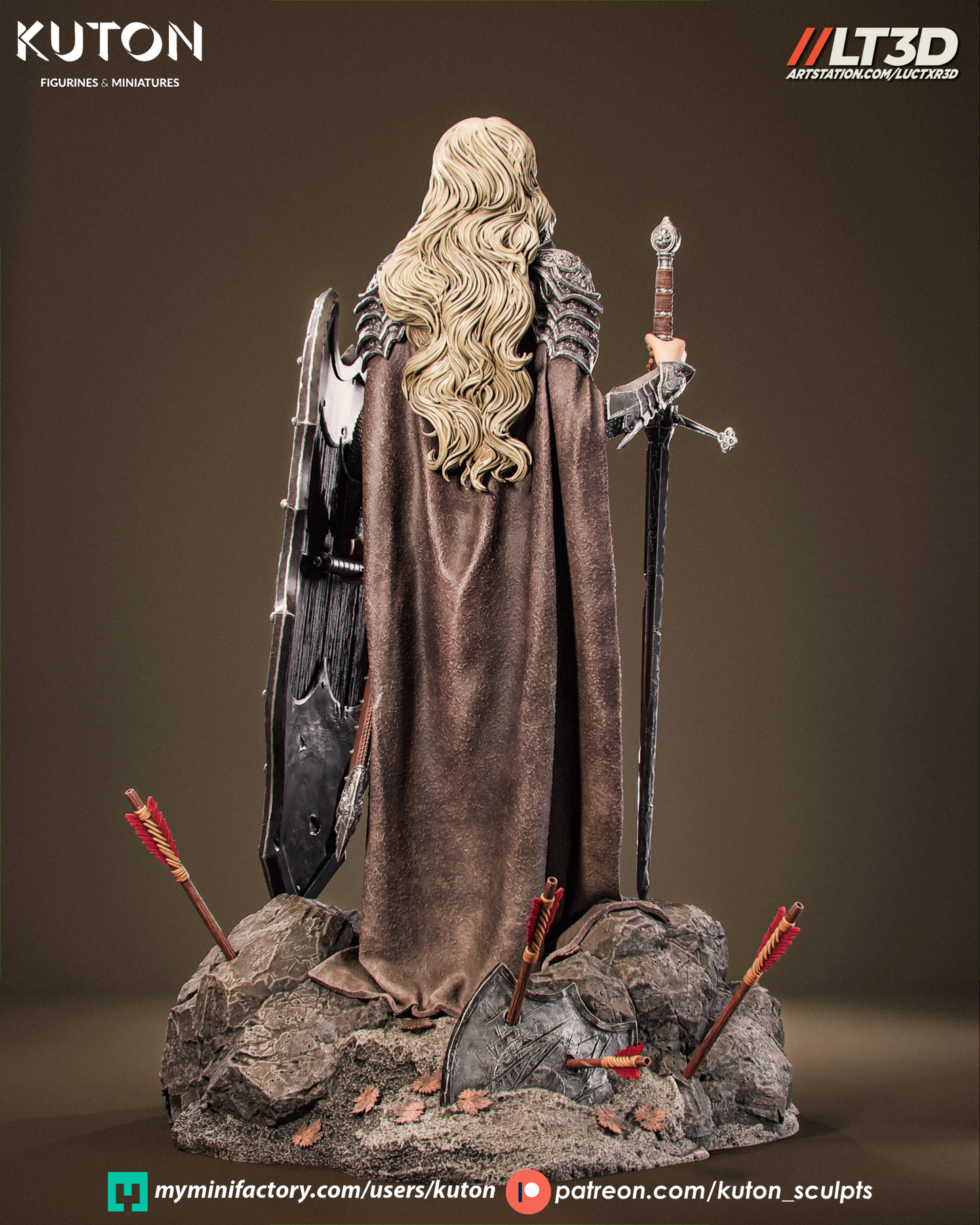 Ardyn - 3D Printed Statue Model Kit