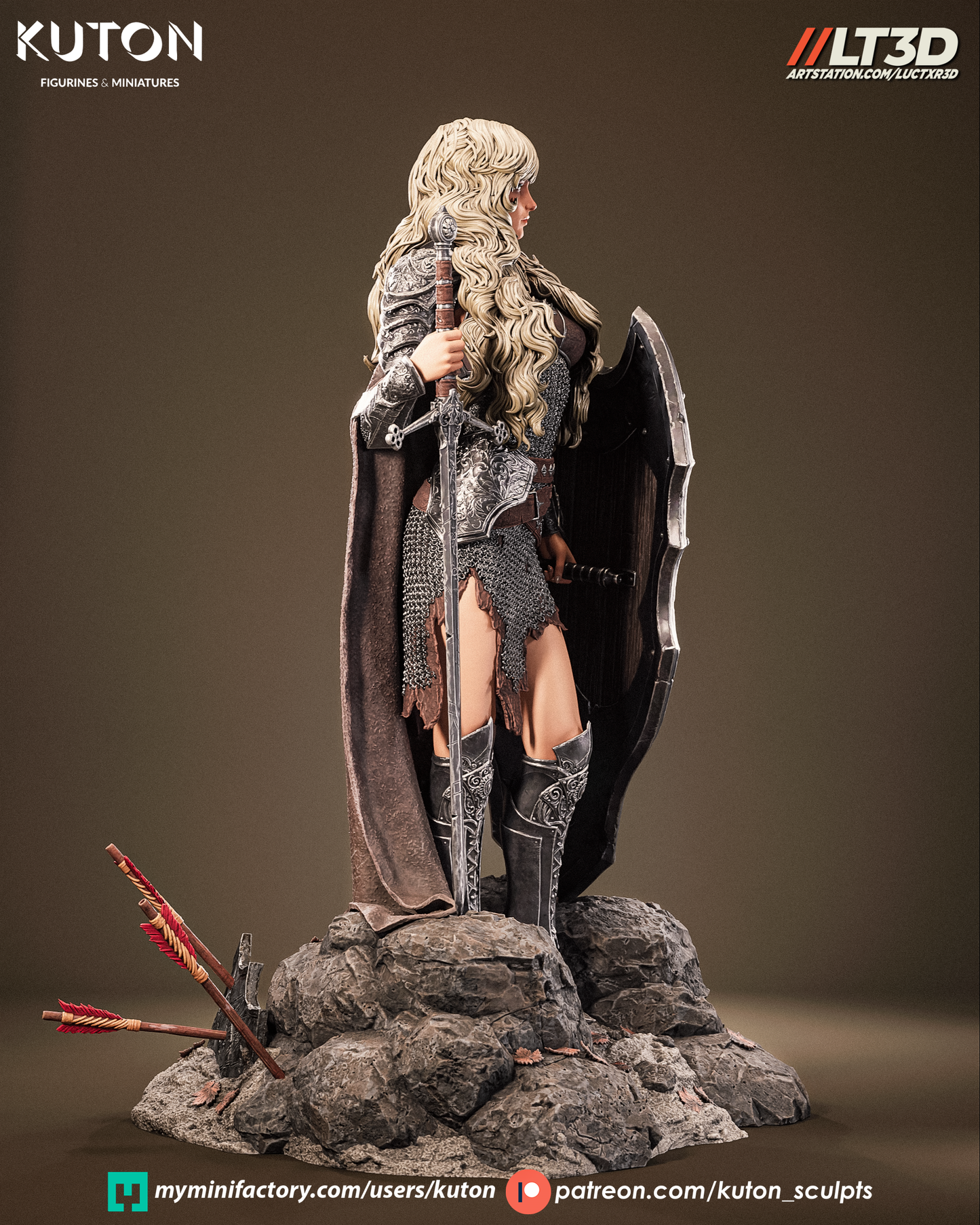 Ardyn - 3D Printed Statue Model Kit