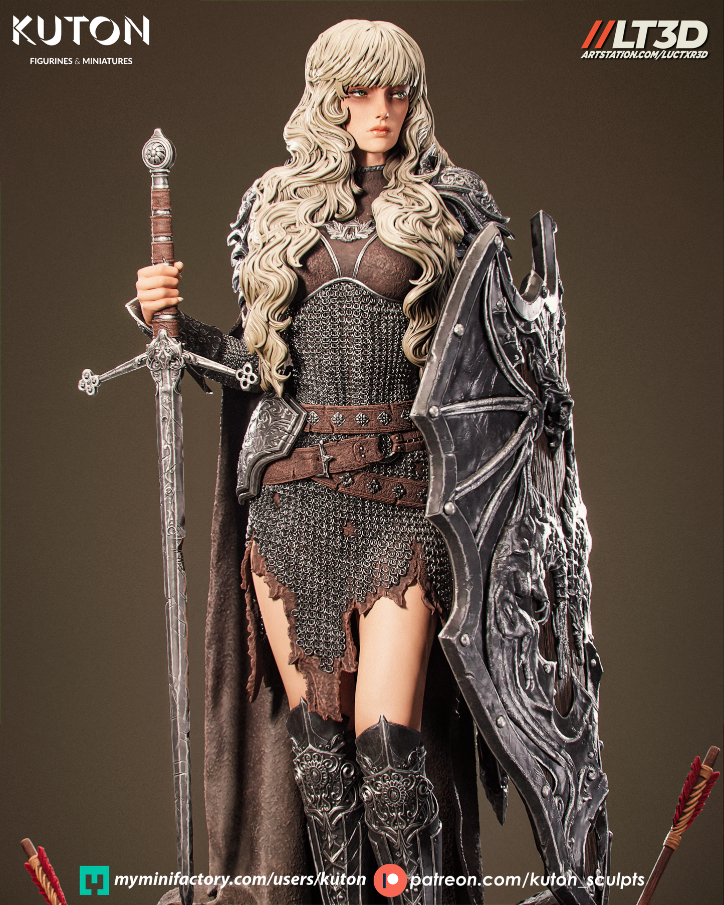 Ardyn - 3D Printed Statue Model Kit