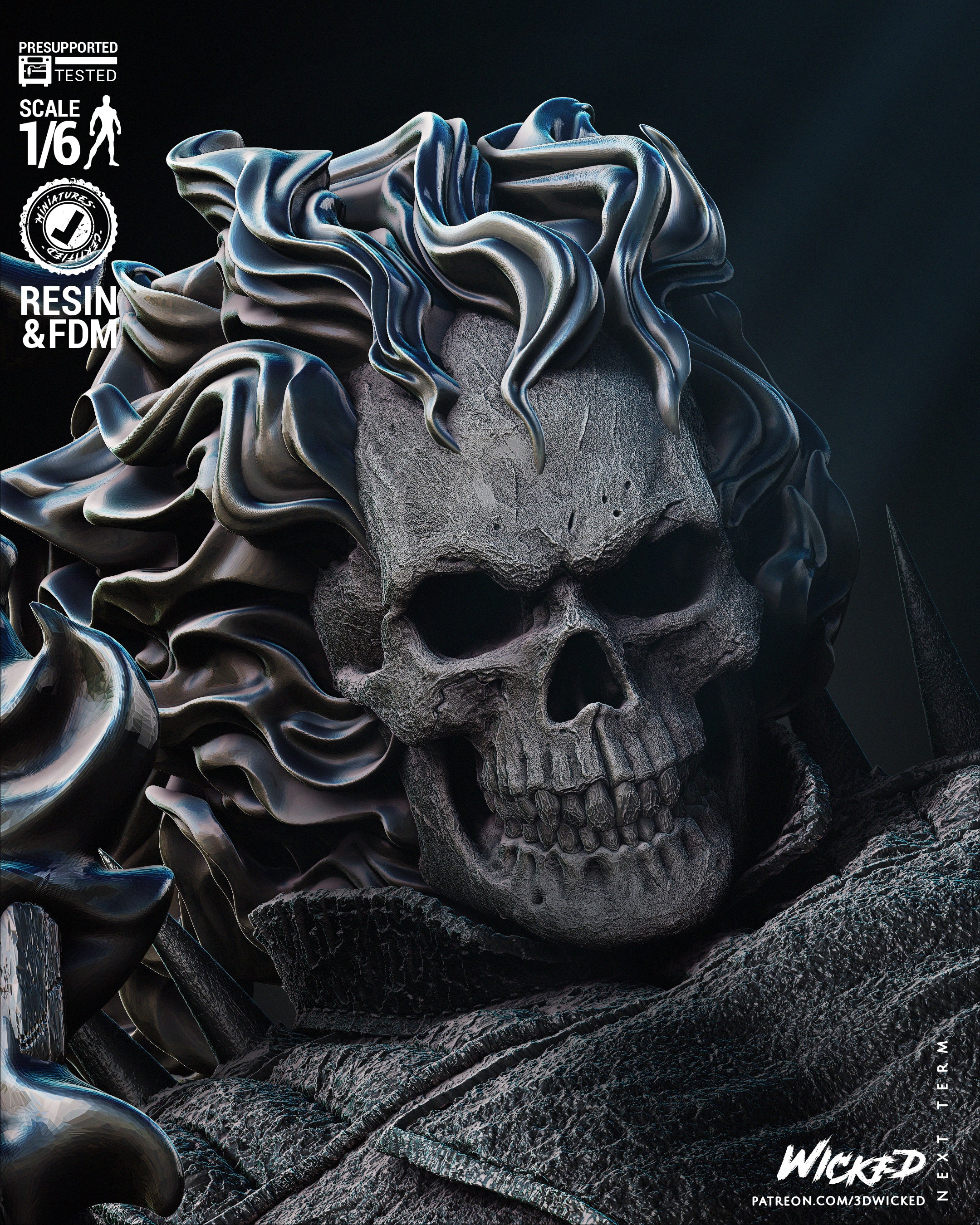 Danny Ketch Ghost Rider (Fan Art) - 6 or 12 scale - 3D Print kit