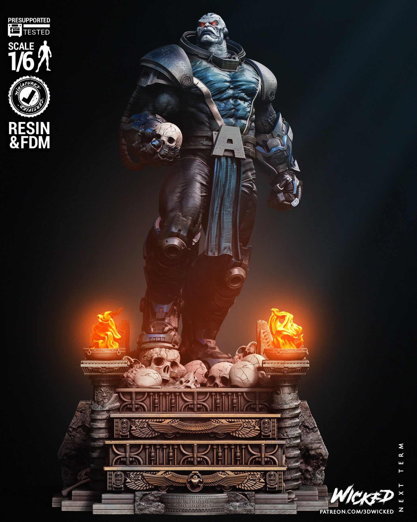 Apocalypse (Fan Art) - 6 or 12 scale (520mm or 260mm) - 3D Print kit